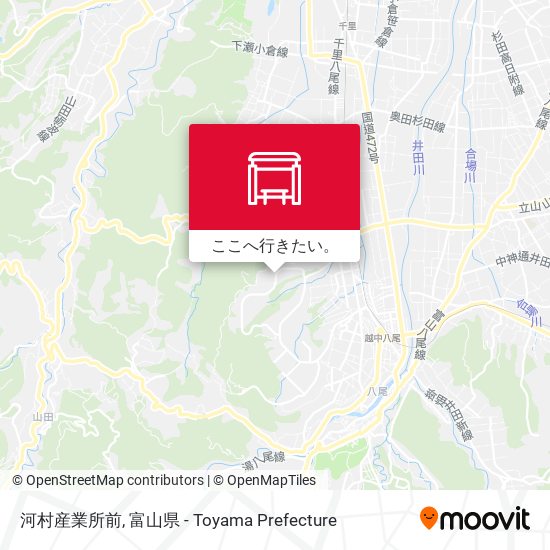 河村産業所前地図