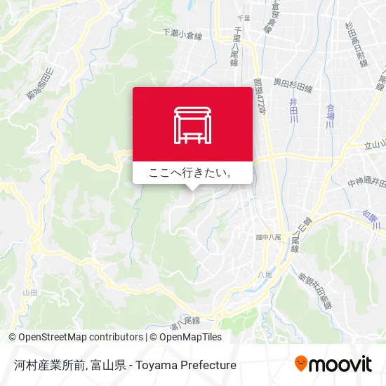 河村産業所前地図