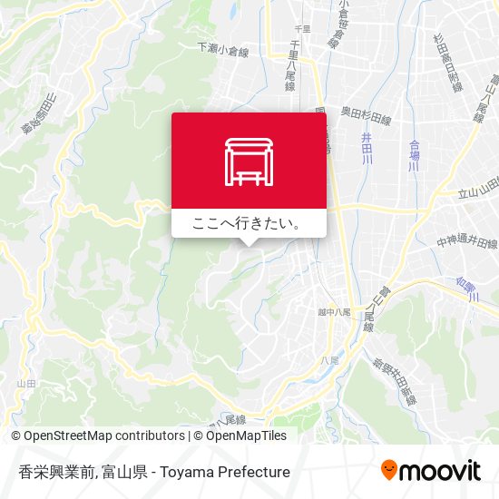 香栄興業前地図