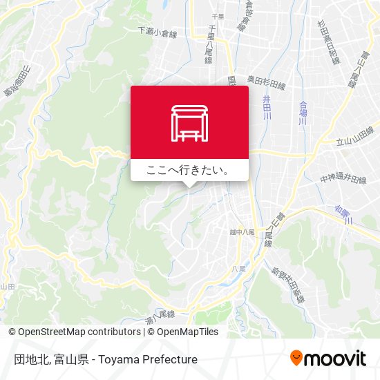 団地北地図