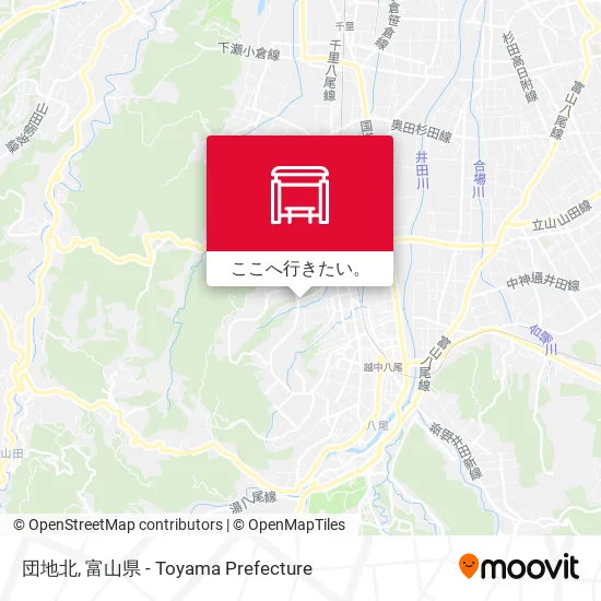団地北地図