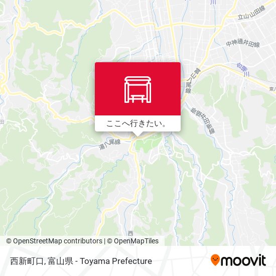西新町口地図