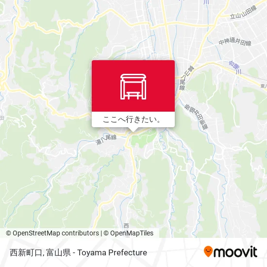 西新町口地図