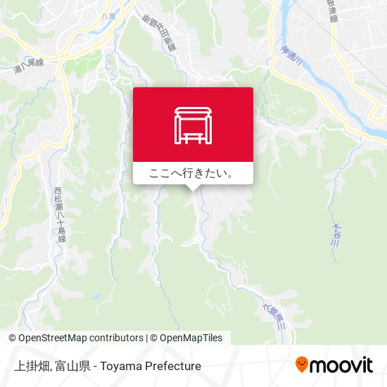 上掛畑地図