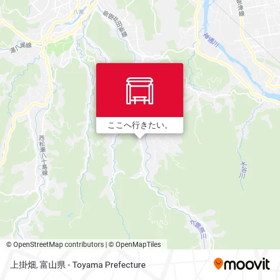 上掛畑地図