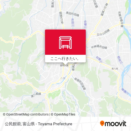 公民館前地図