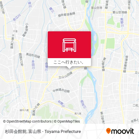 杉田会館前地図