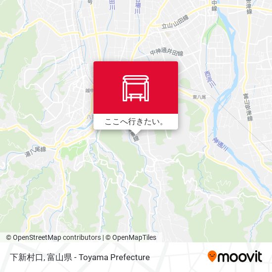 下新村口地図
