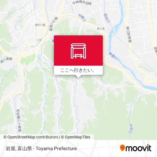 岩屋地図