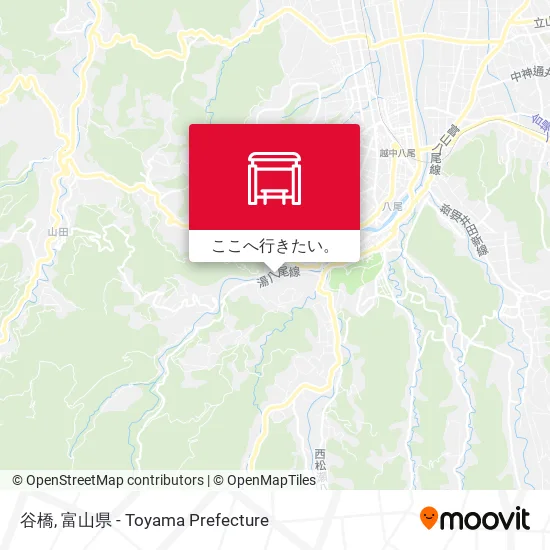 谷橋地図