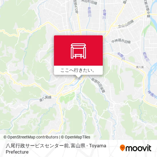 八尾行政サービスセンター前地図