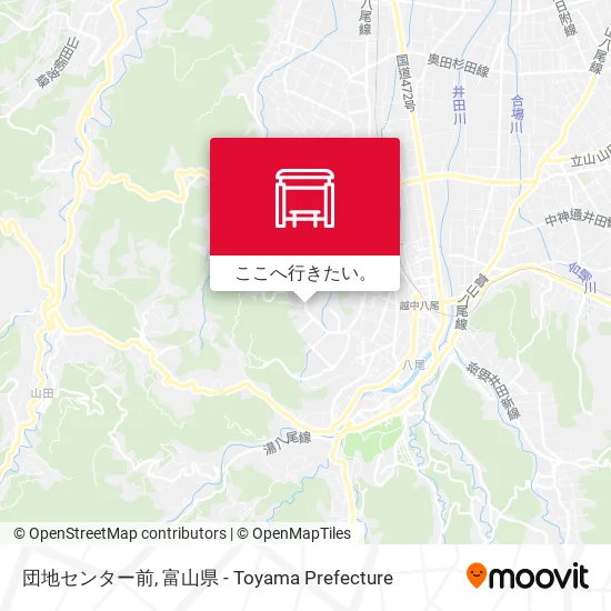 団地センター前地図