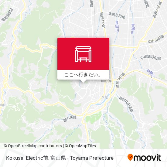 Kokusai Electric前地図