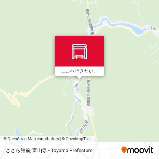 ささら館前地図