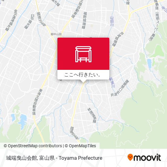 城端曳山会館地図