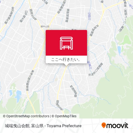 城端曳山会館地図