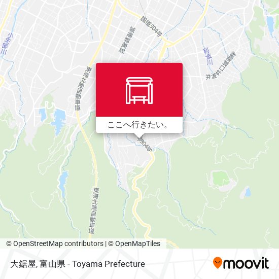 大鋸屋地図