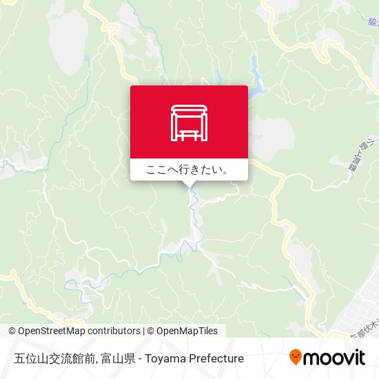 五位山交流館前地図