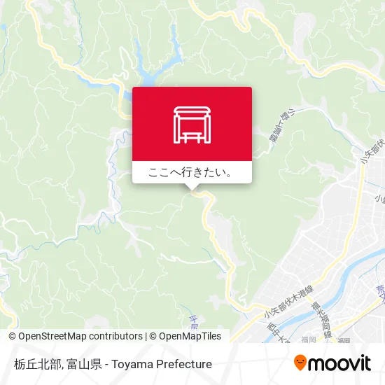 栃丘北部地図