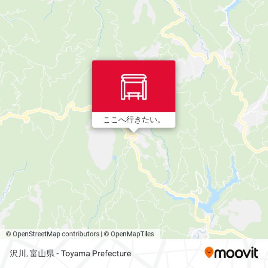 沢川地図