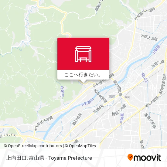 上向田口地図
