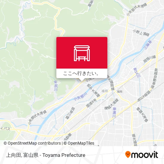 上向田地図