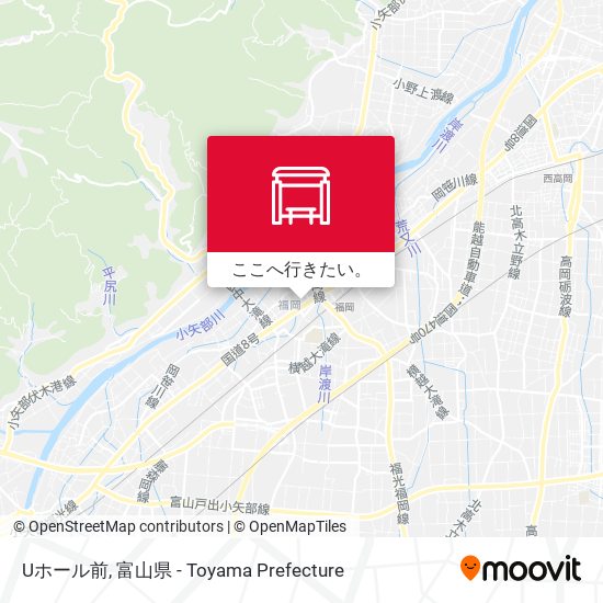 Uホール前地図