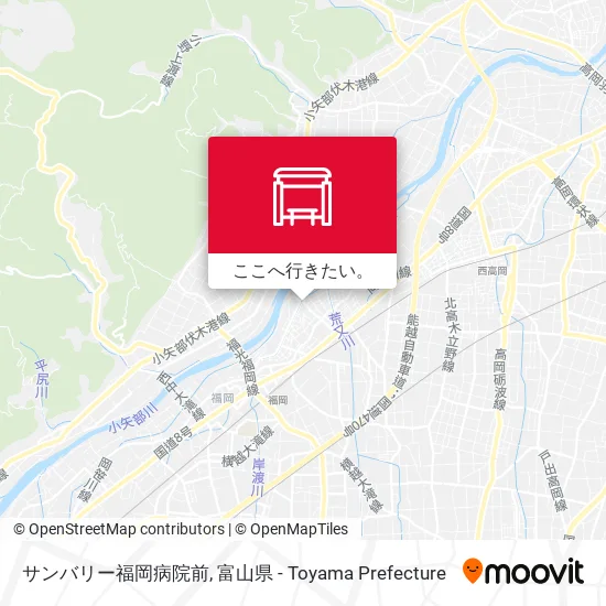 サンバリー福岡病院前地図