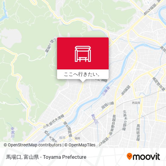 馬場口地図