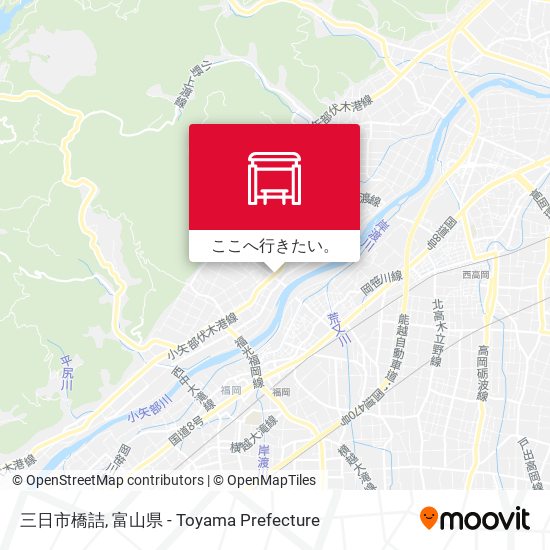 三日市橋詰地図