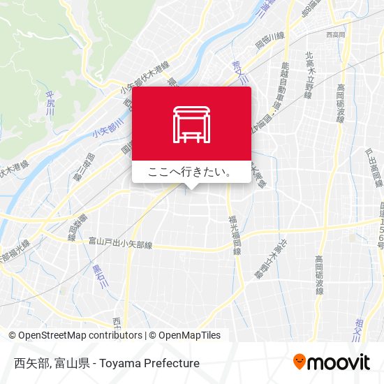 西矢部地図
