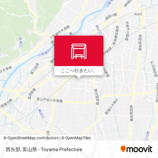 西矢部地図