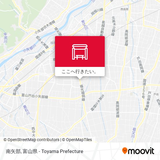 南矢部地図