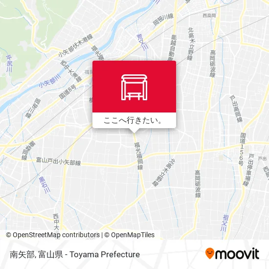 南矢部地図