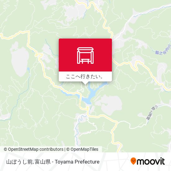 山ぼうし前地図
