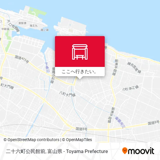 二十六町公民館前地図