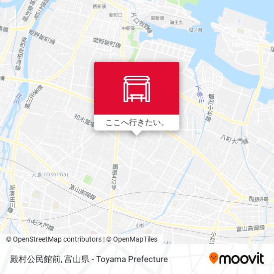 殿村公民館前地図