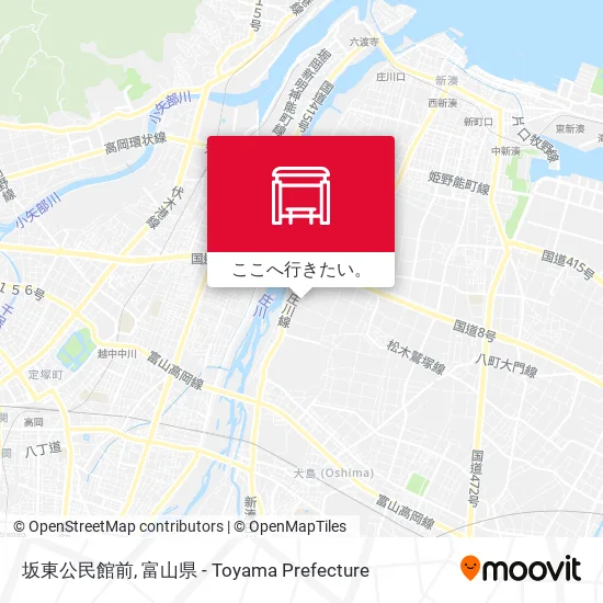 坂東公民館前地図