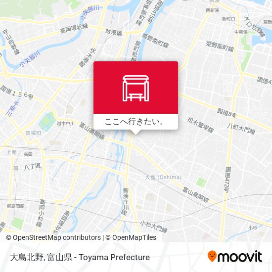 大島北野地図