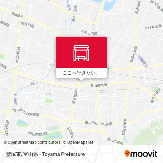 鷲塚東地図