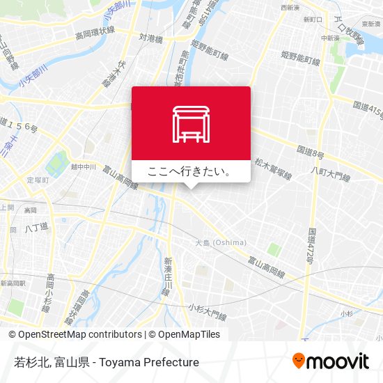 若杉北地図