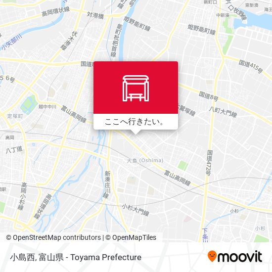 小島西地図