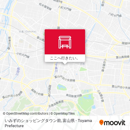 いみずのショッピングタウン前地図