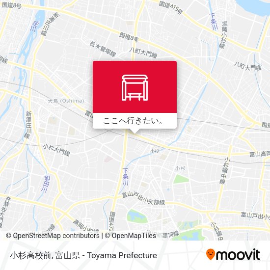 小杉高校前地図