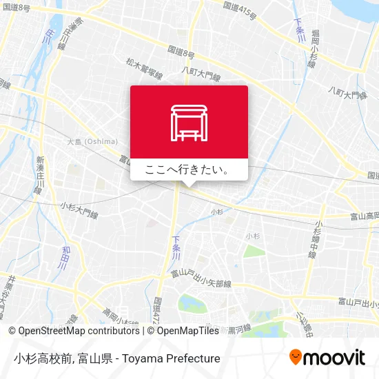 小杉高校前地図
