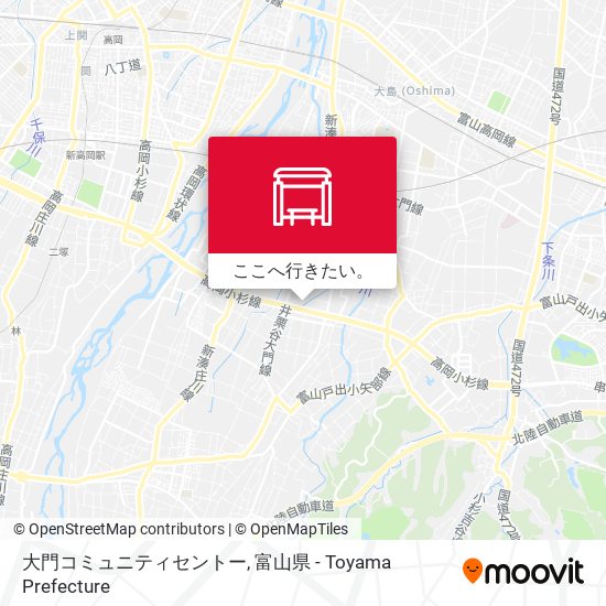 大門コミュニティセントー地図