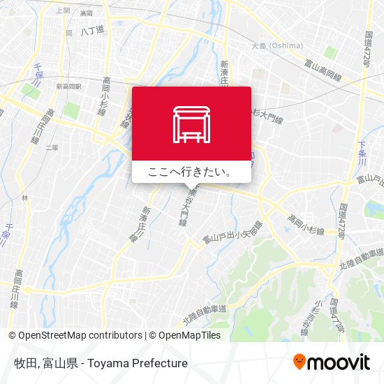 牧田地図