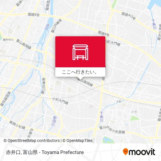 赤井口地図