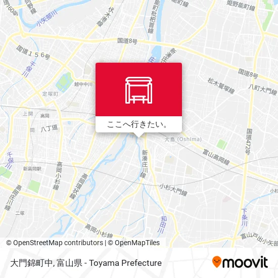 大門錦町中地図