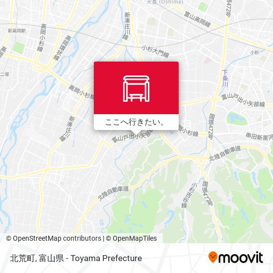 北荒町地図